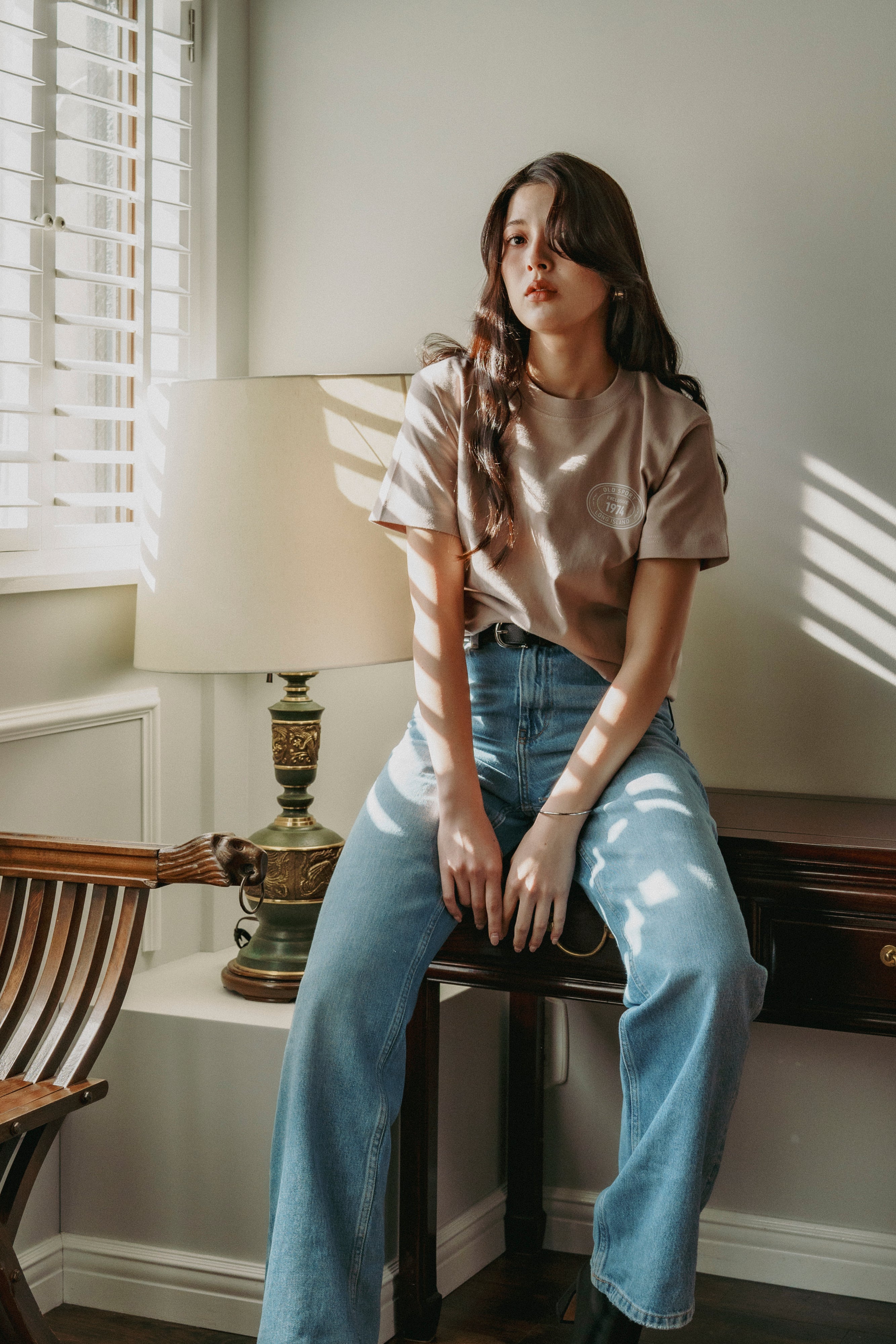 1974 Tシャツ DUSTY PINK