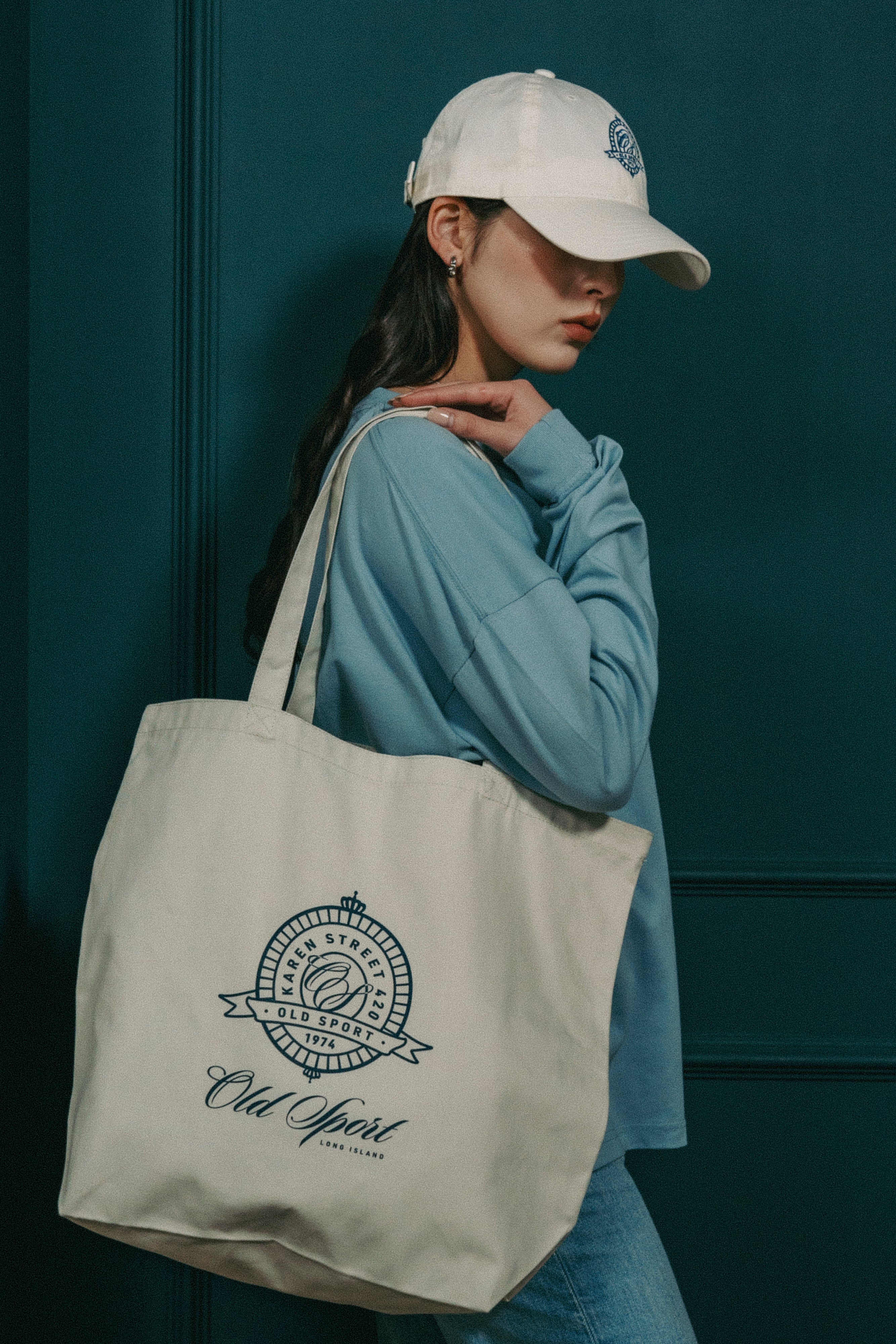 エンブレム トートバッグ OFF WHITE