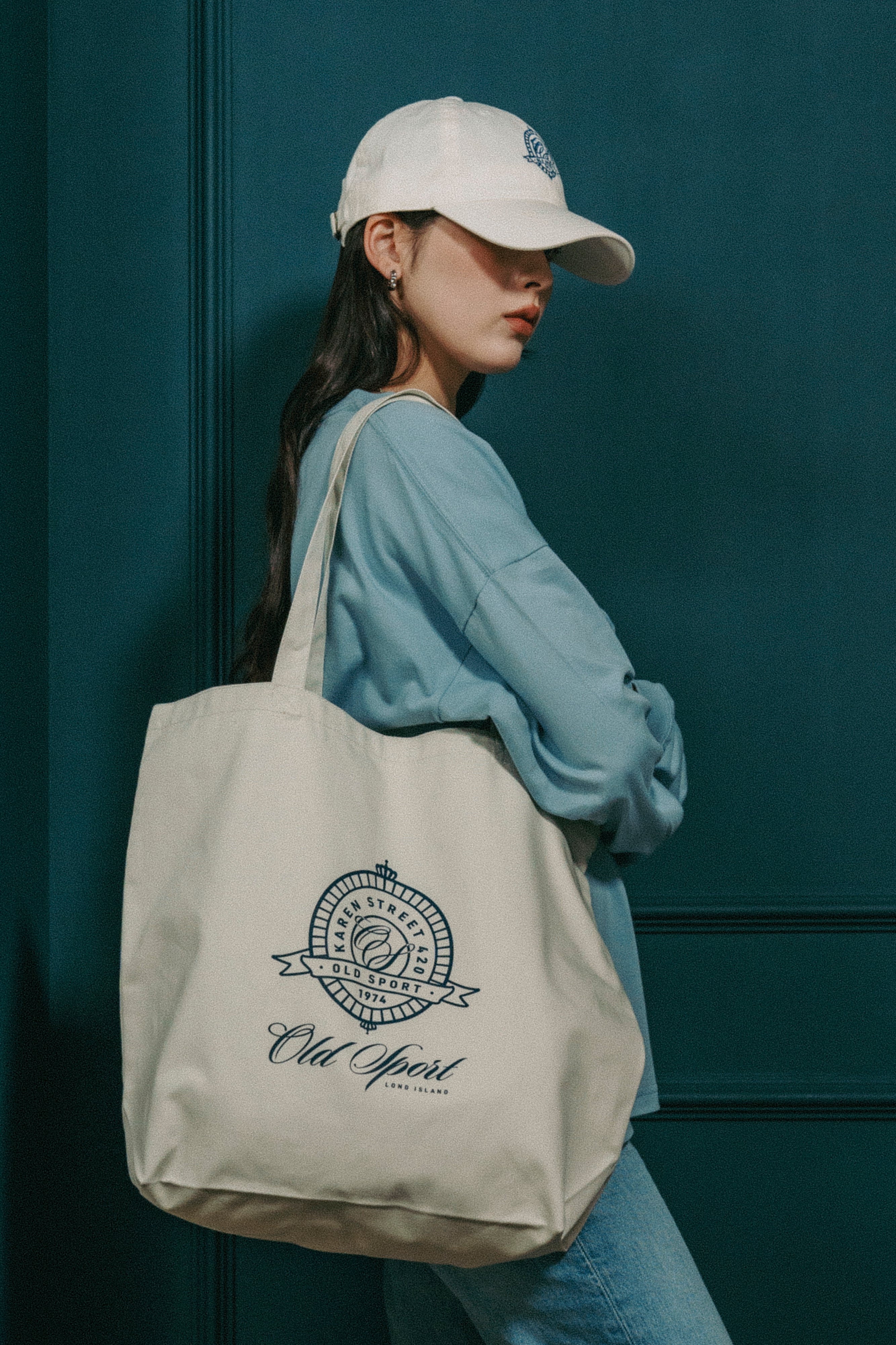 エンブレム トートバッグ OFF WHITE