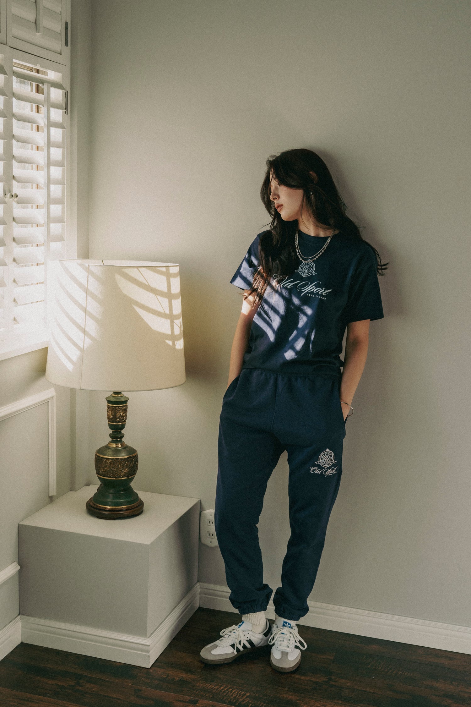 エンブレムTシャツ NAVY