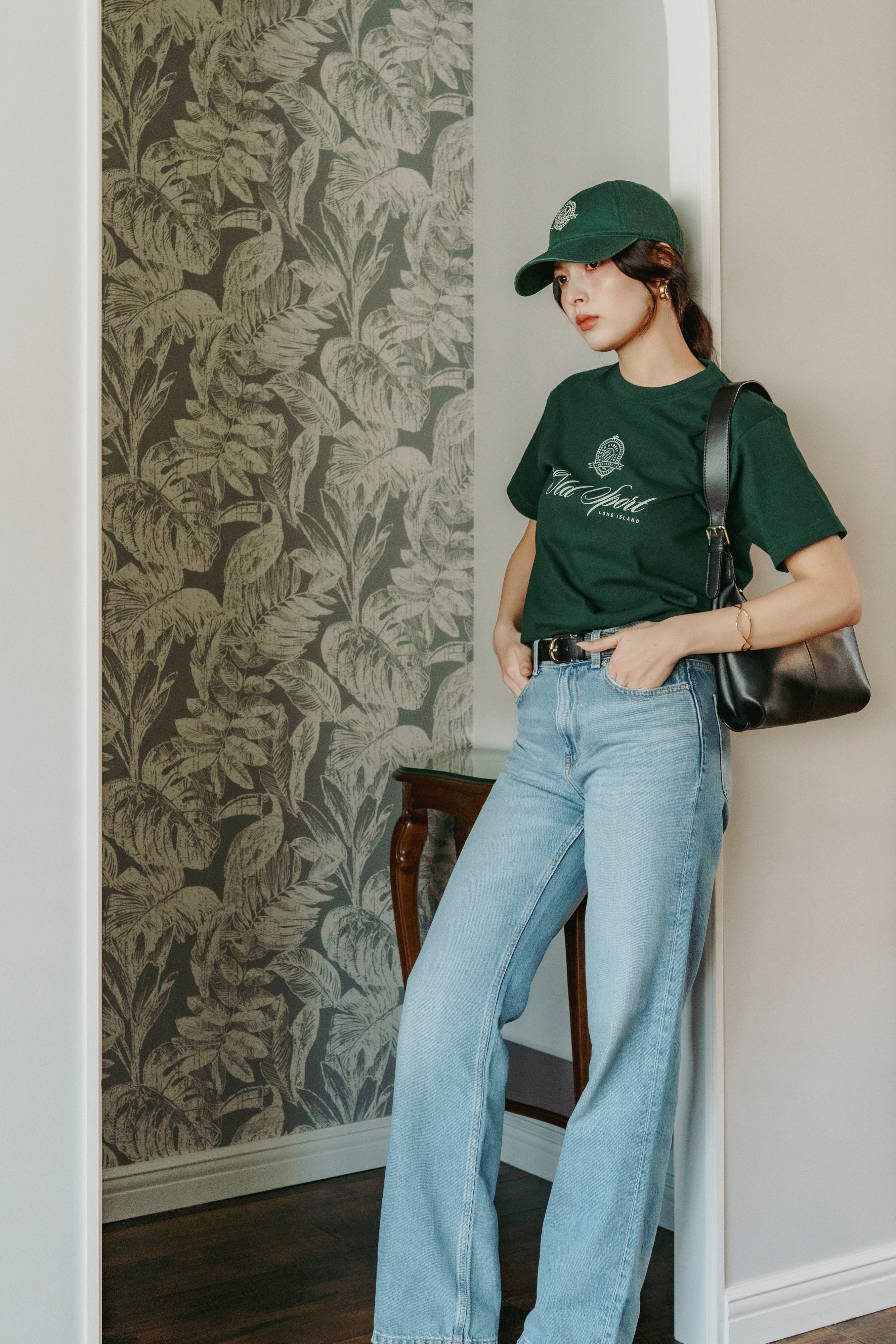 エンブレムTシャツ GREEN