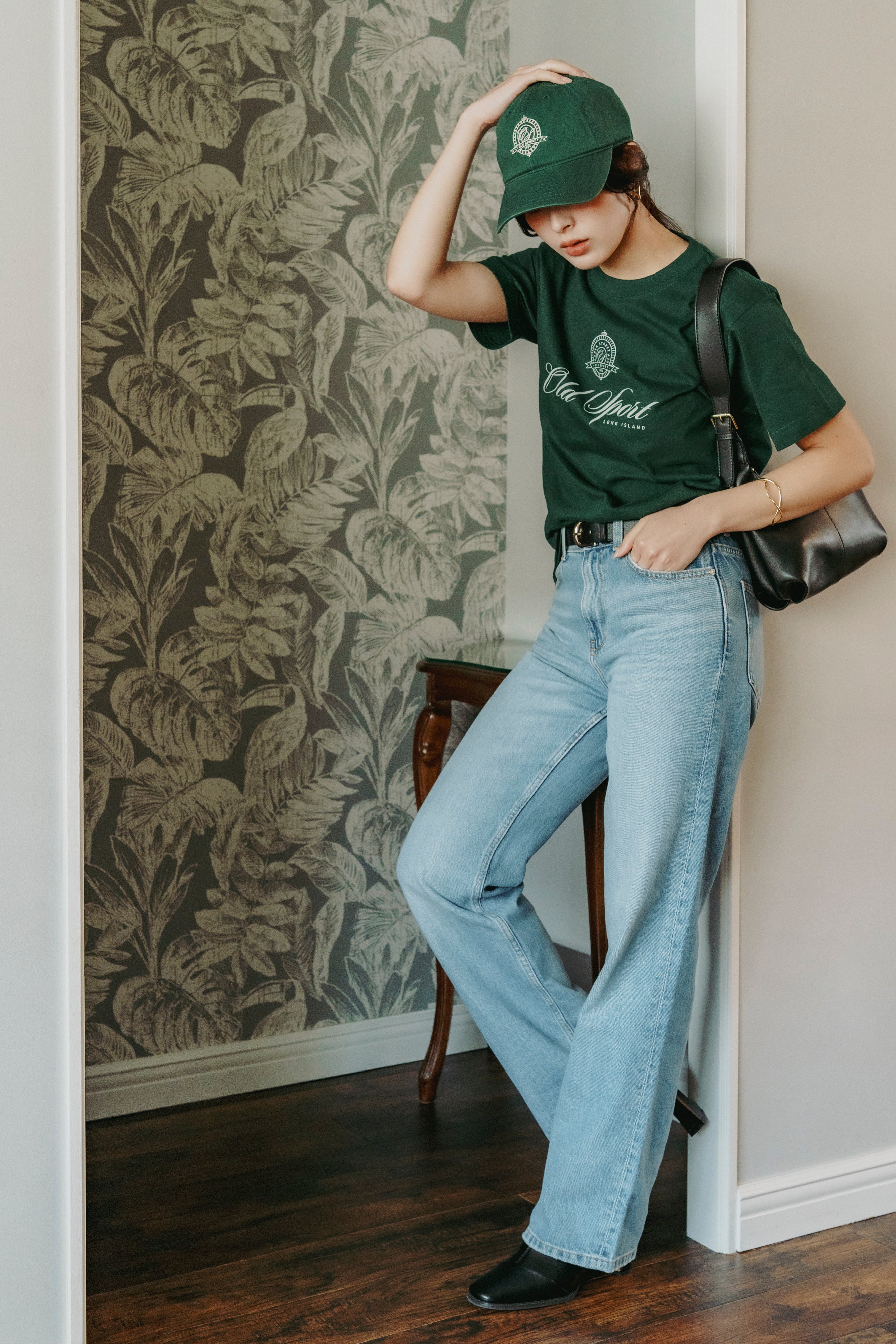 エンブレムTシャツ GREEN