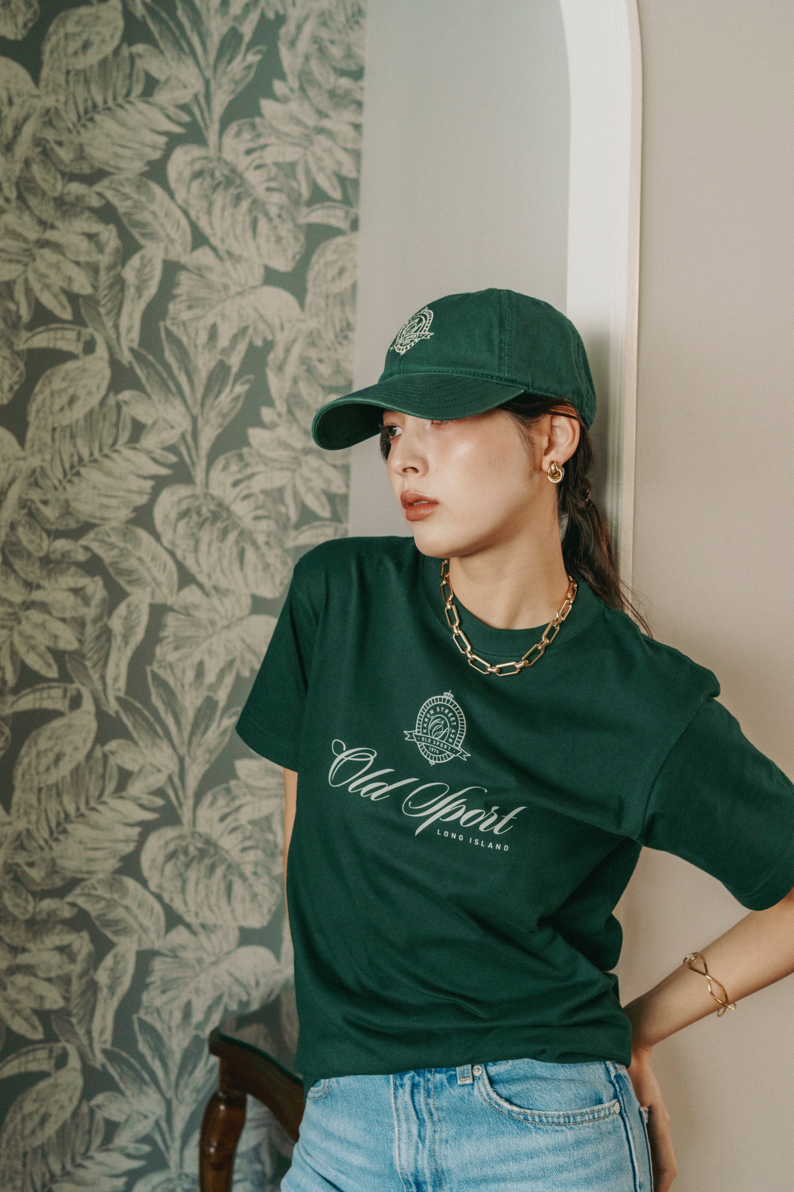エンブレムTシャツ GREEN