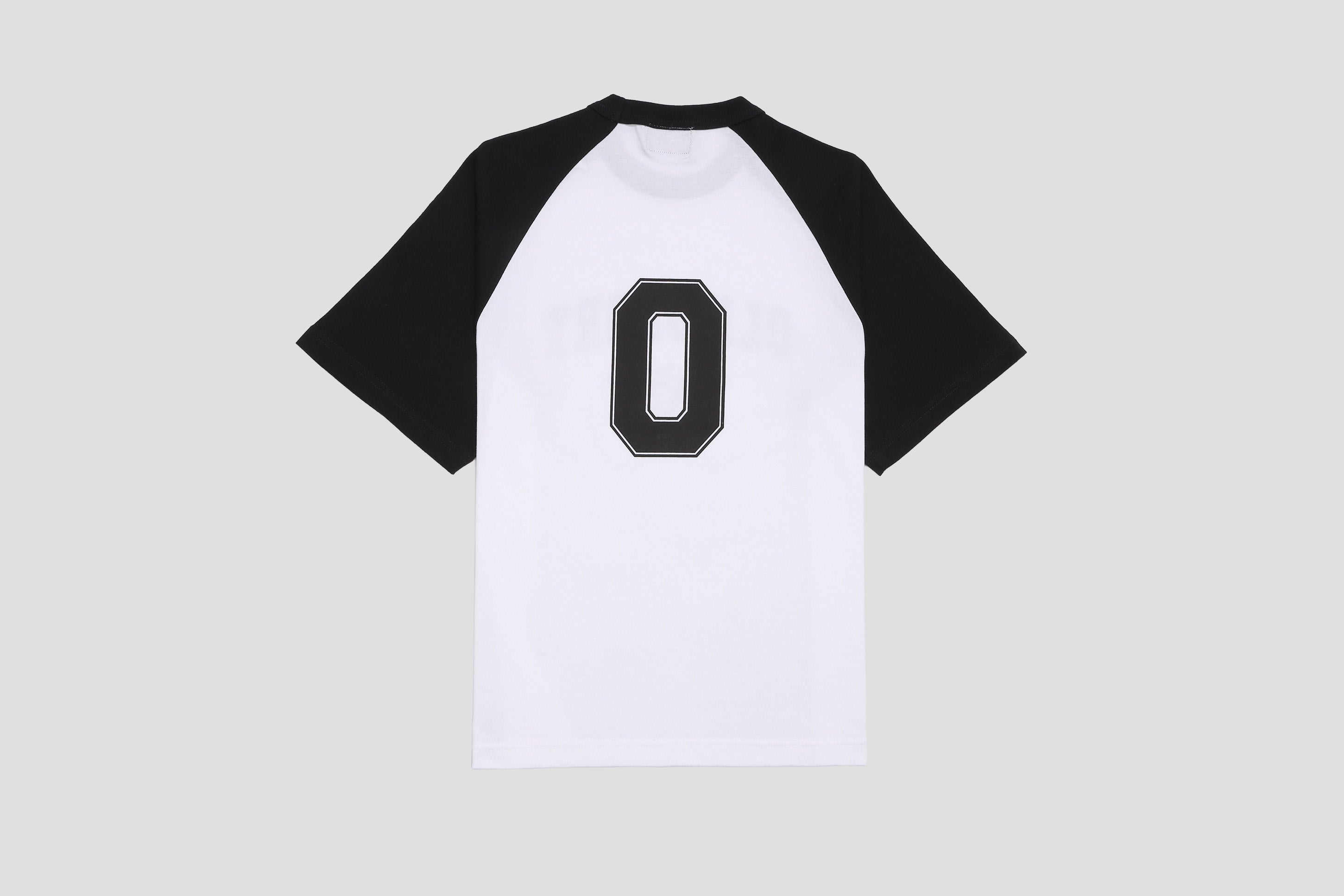 *Pre-Order* バーシティロゴラグランTシャツ WHITE-BLACK