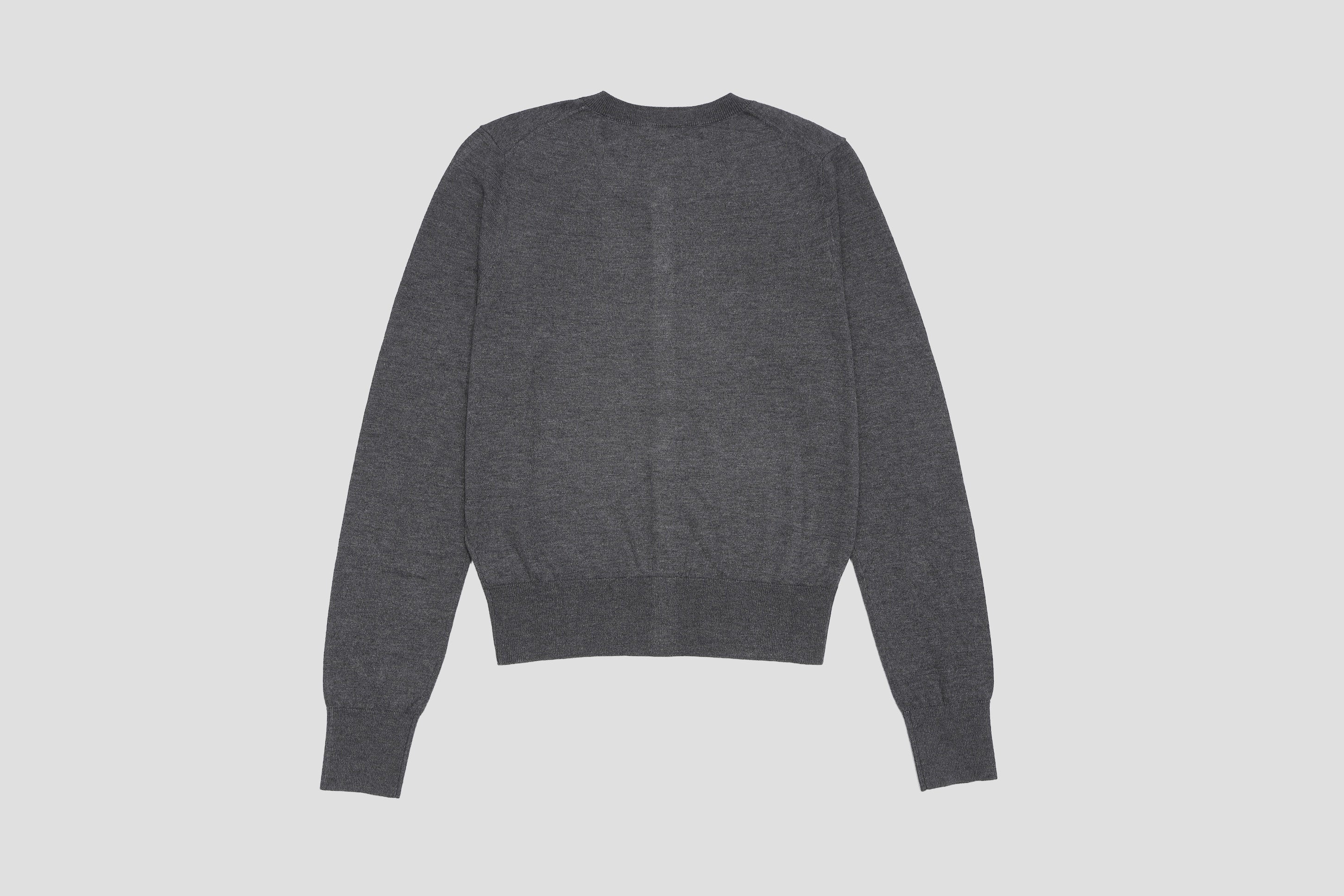 *Pre-Order* OSロゴ刺繍ニットカーディガン GRAY
