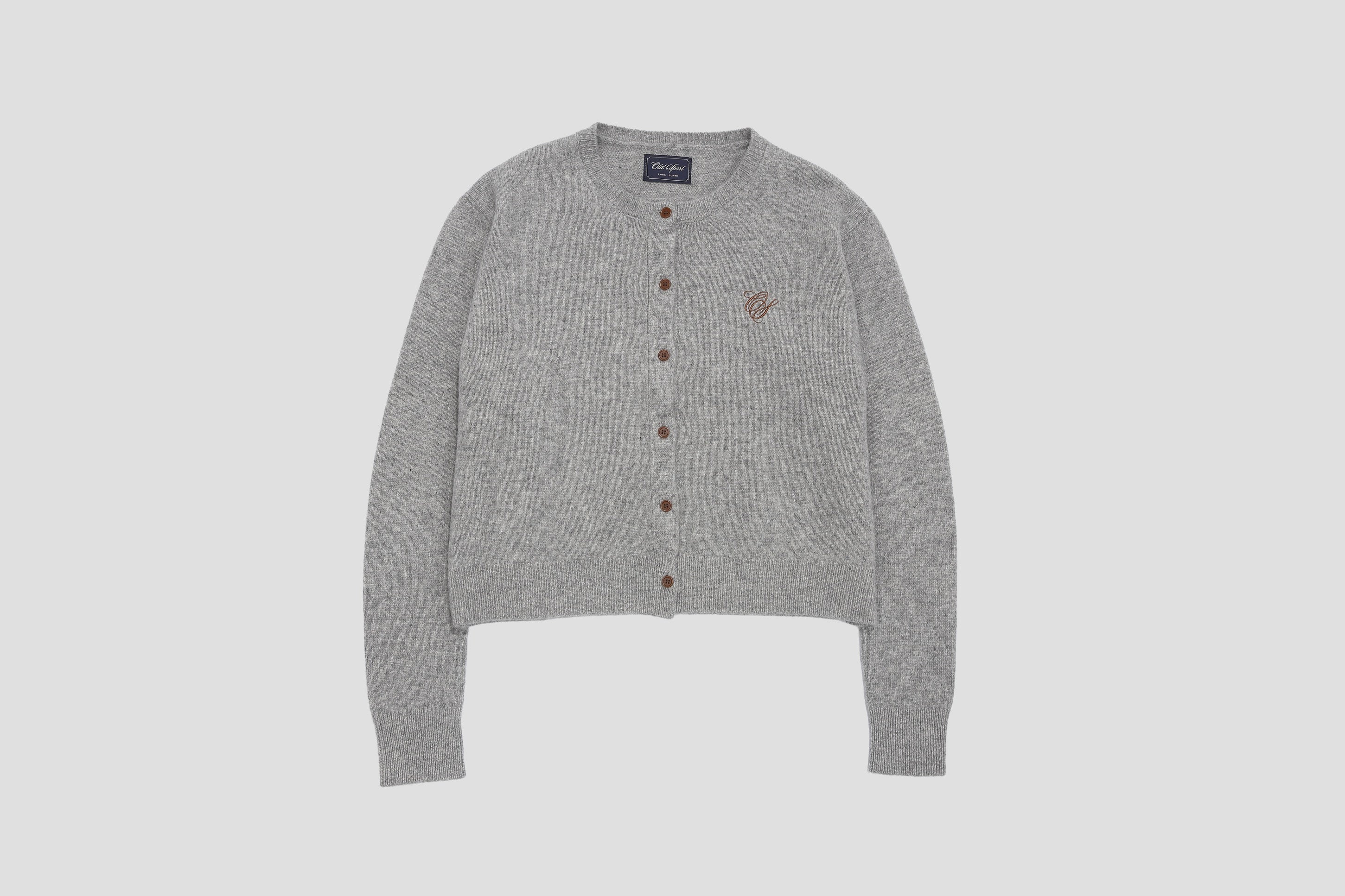 *Pre-Order* OSロゴ刺繍ニットセット GRAY