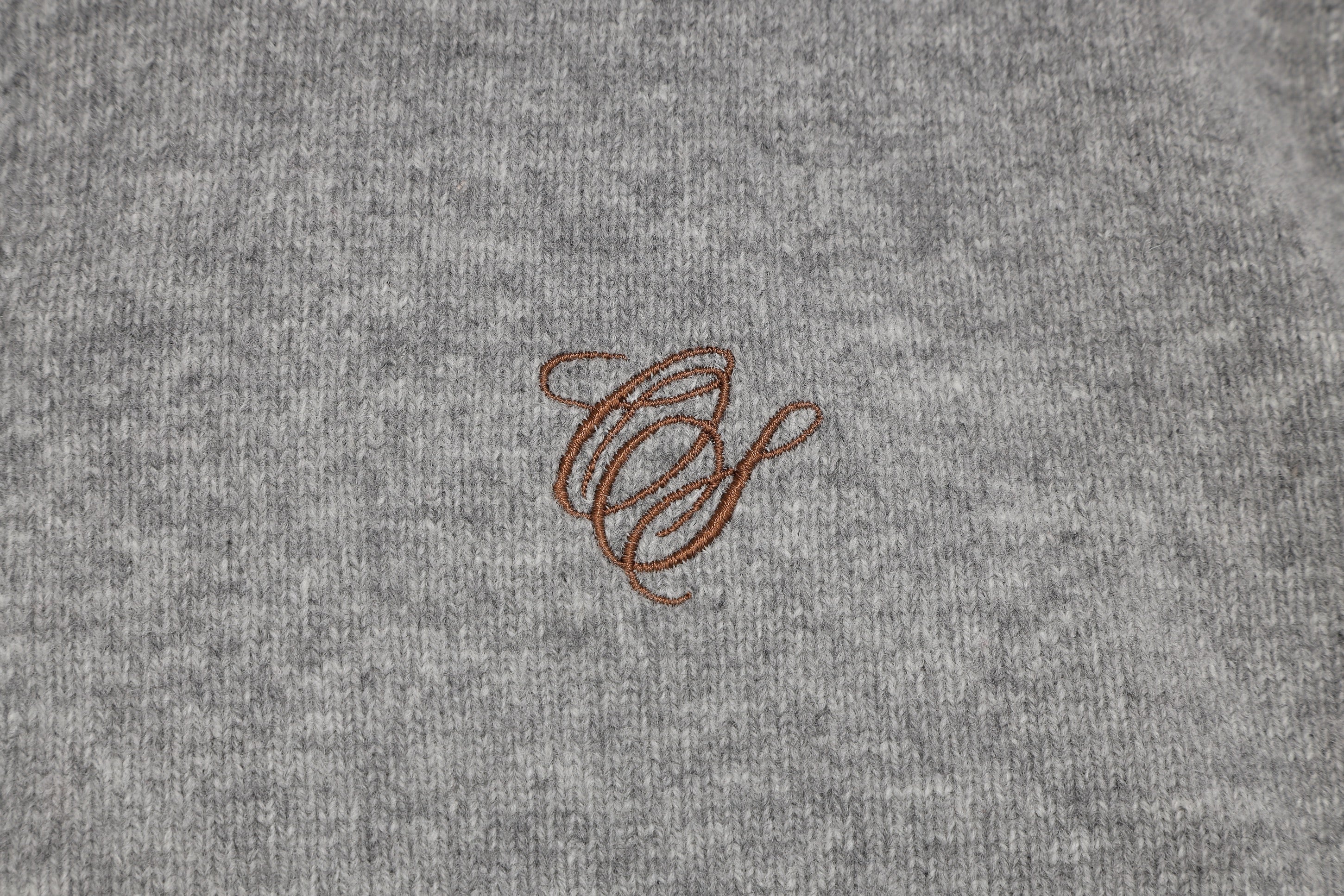 *Pre-Order* OSロゴ刺繍ニットセット GRAY
