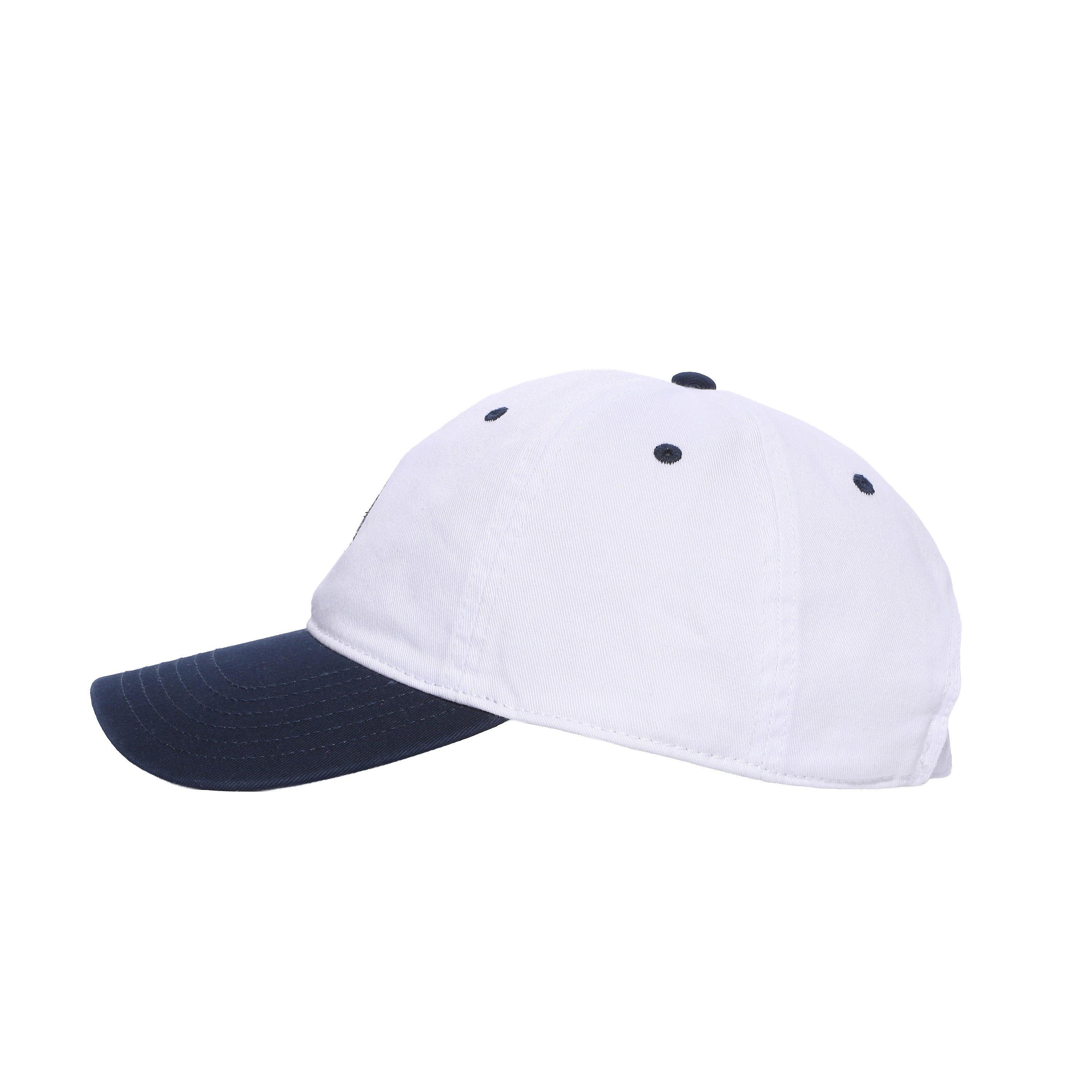 バイカラーエンブレムCAP WHITE/ NAVY