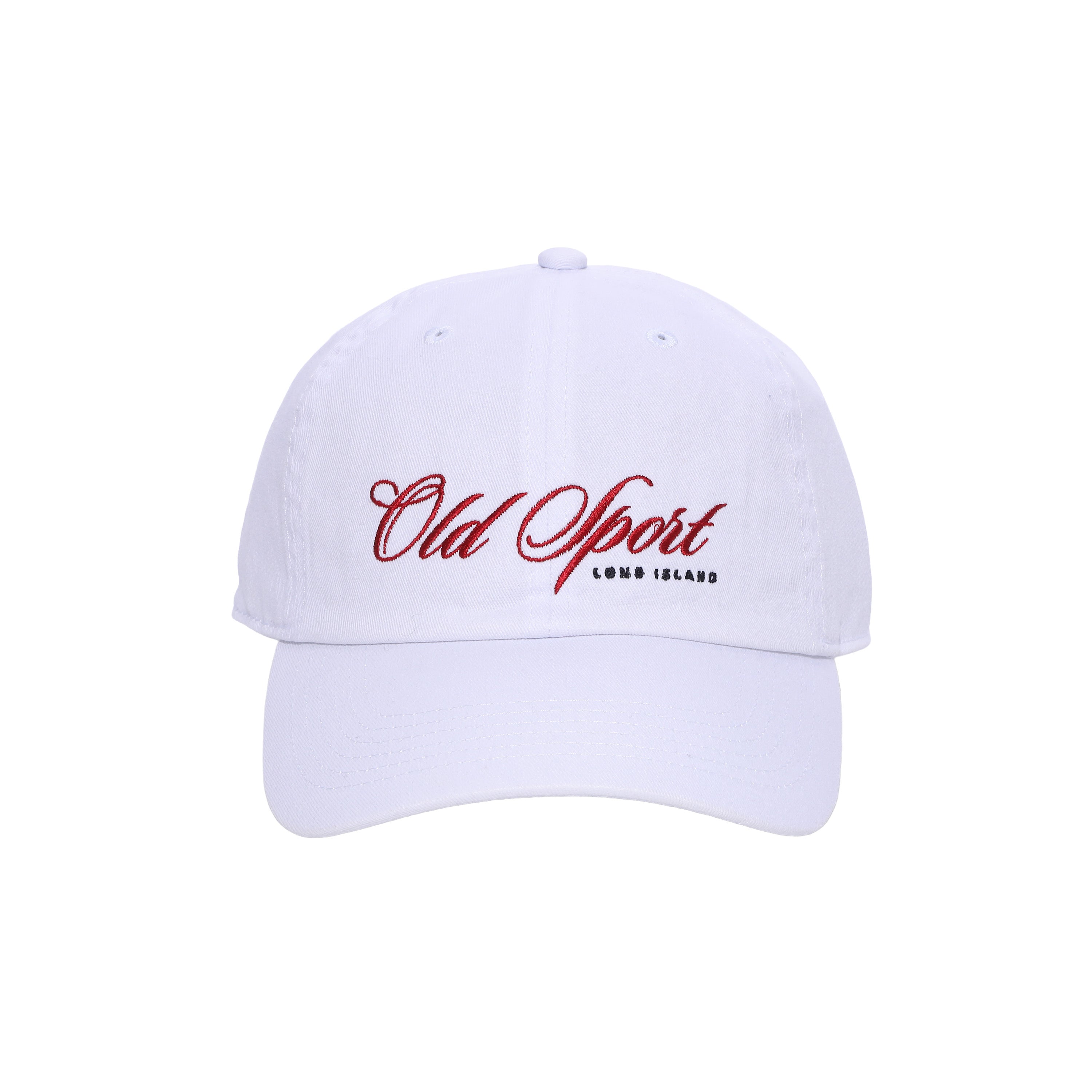 Old Sport ロゴ刺繍CAP WHITE