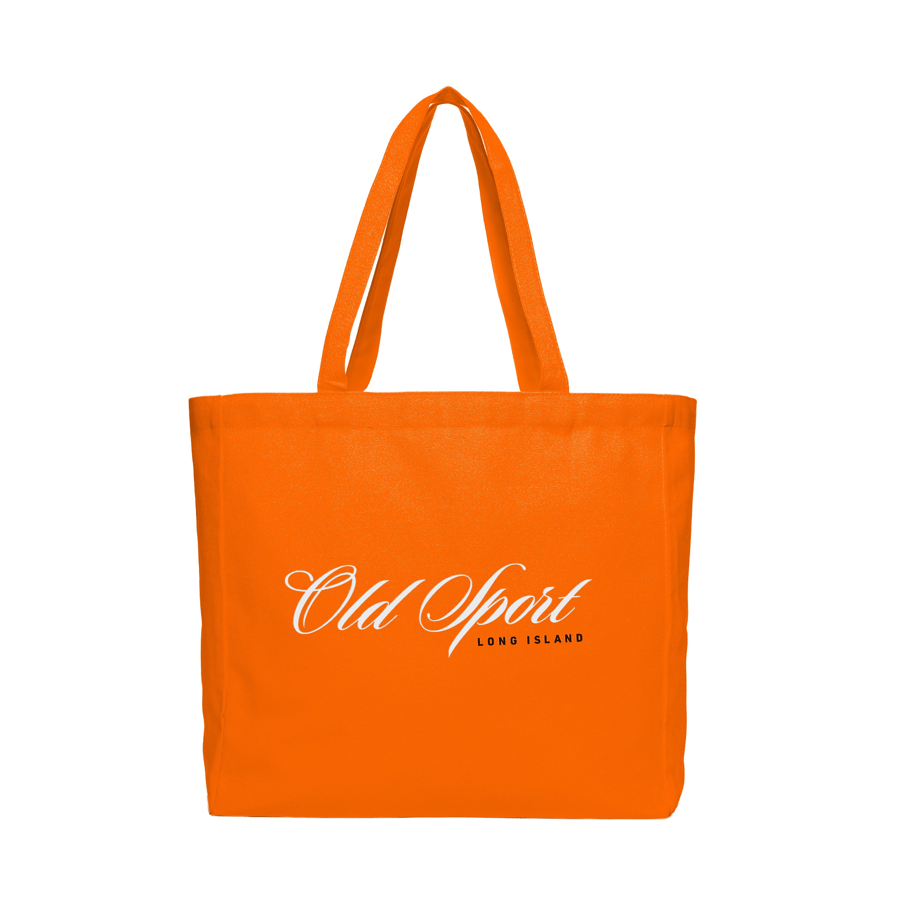 Old Sportロゴプリントトート ORANGE