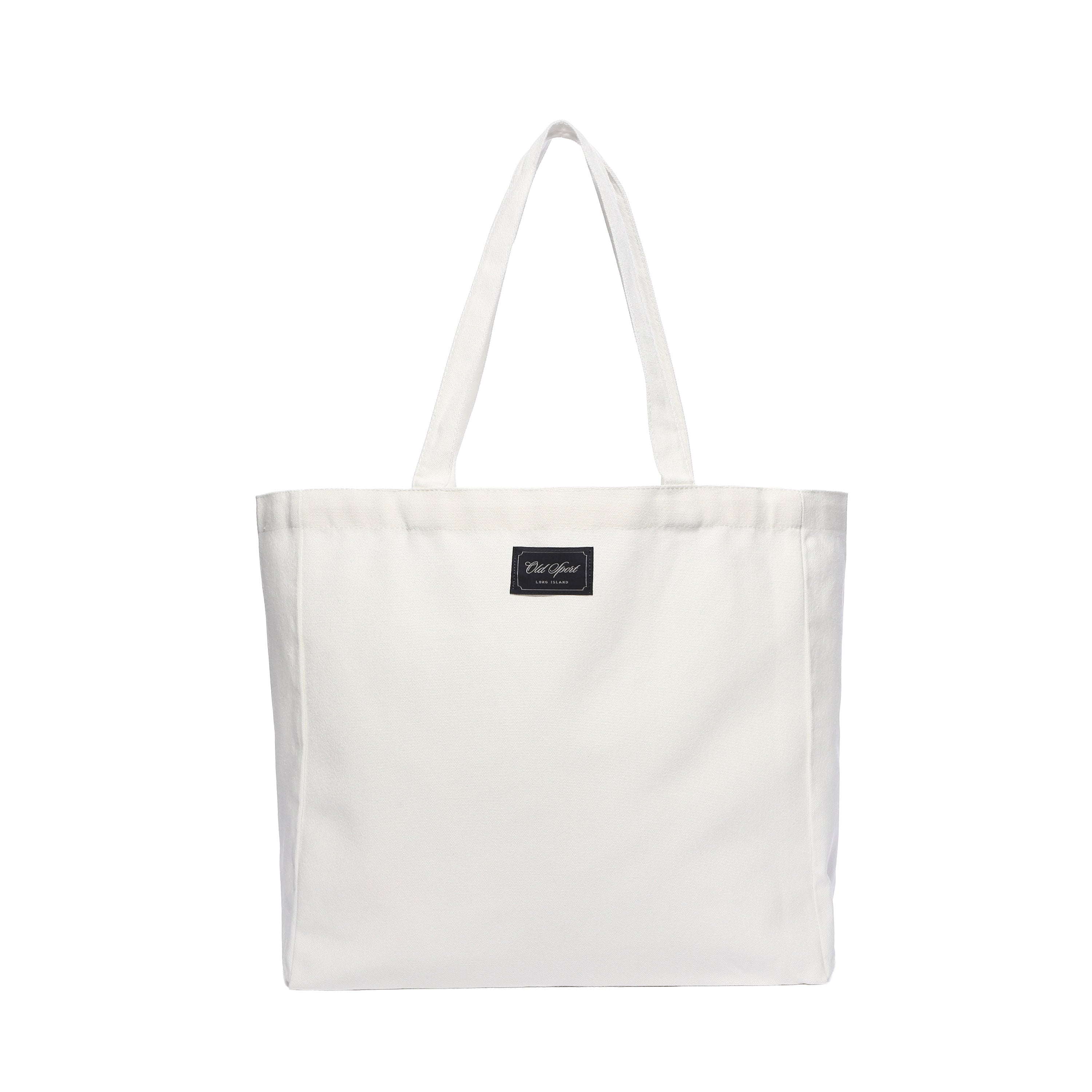 Old Sportロゴプリントトート WHITE