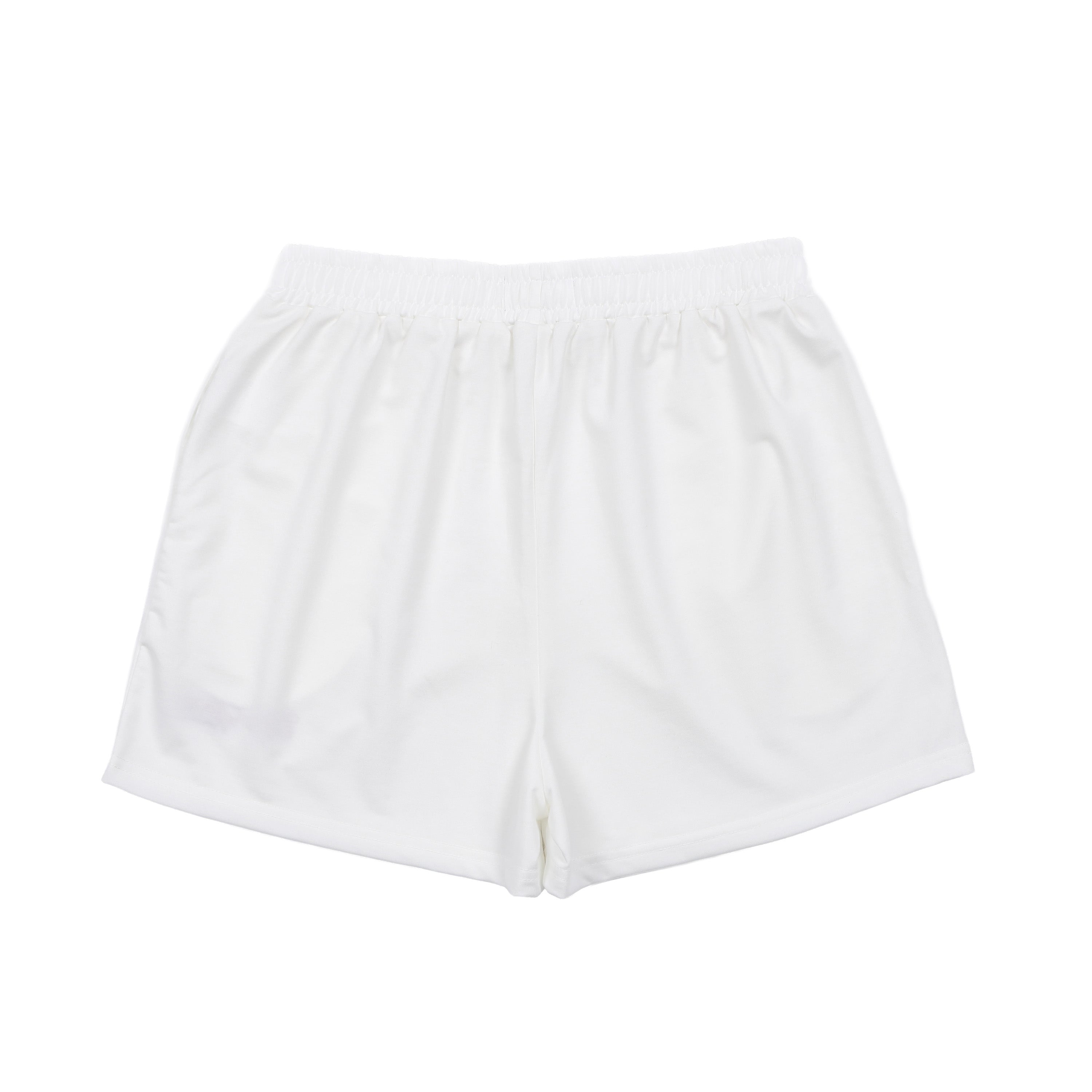 Old Sportロゴ刺繍ショートパンツ WHITE