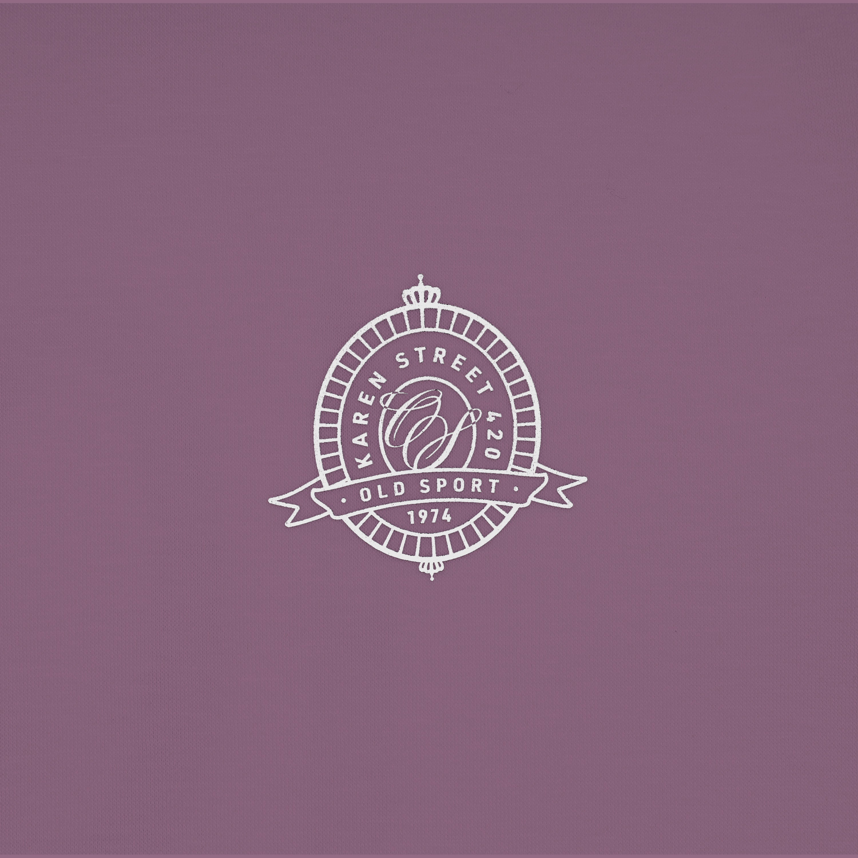 1974 バックプリントTシャツ PURPLE