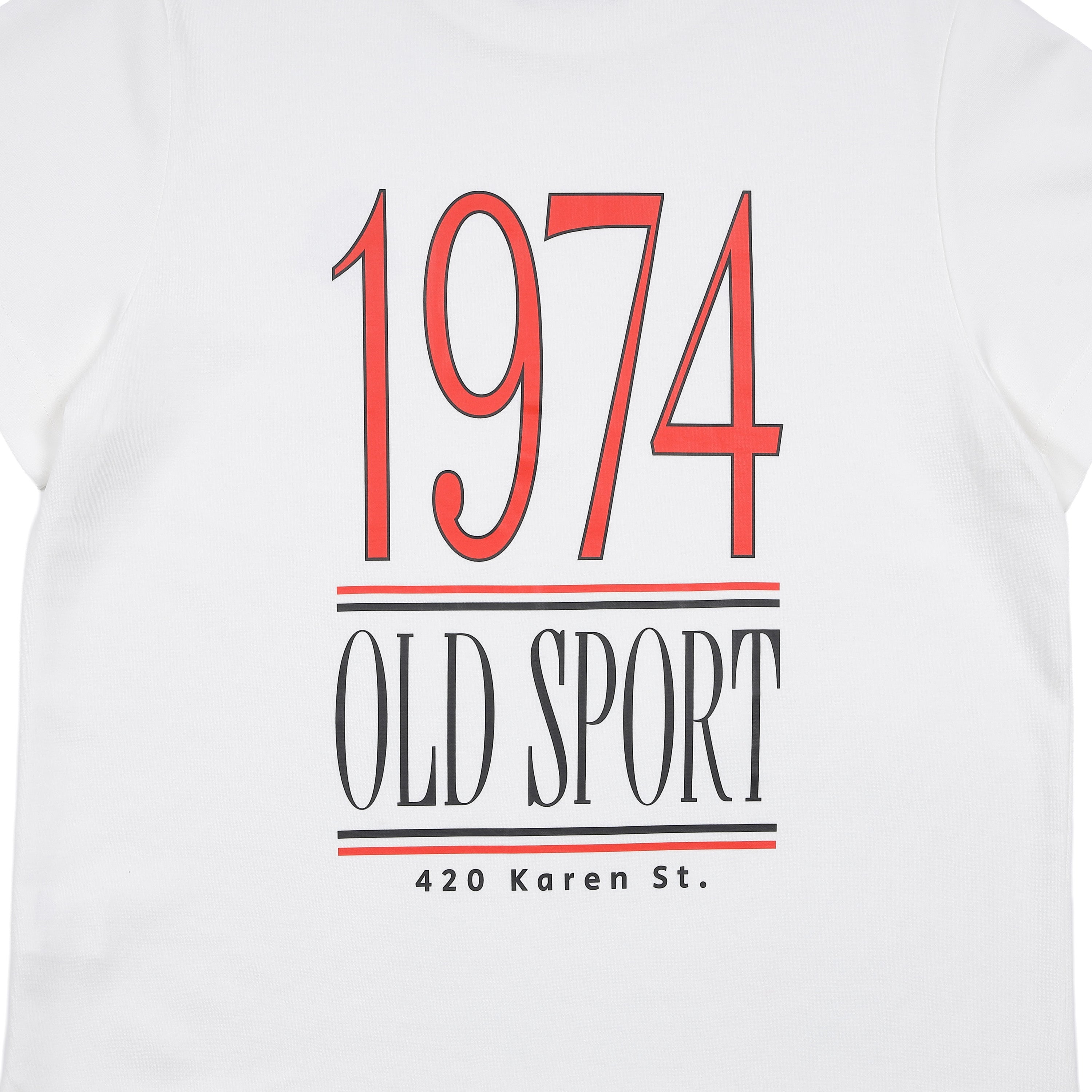 1974 バックプリントTシャツ WHITE