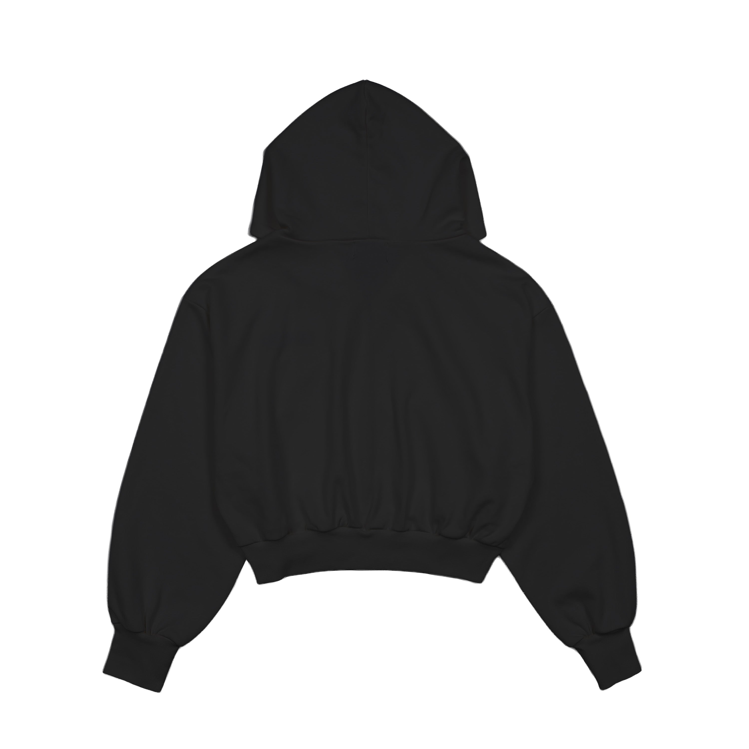 Old Sportロゴ刺繍ジップパーカー BLACK