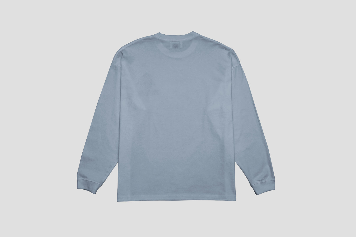 エンブレムクルーネックロンT BLUE
