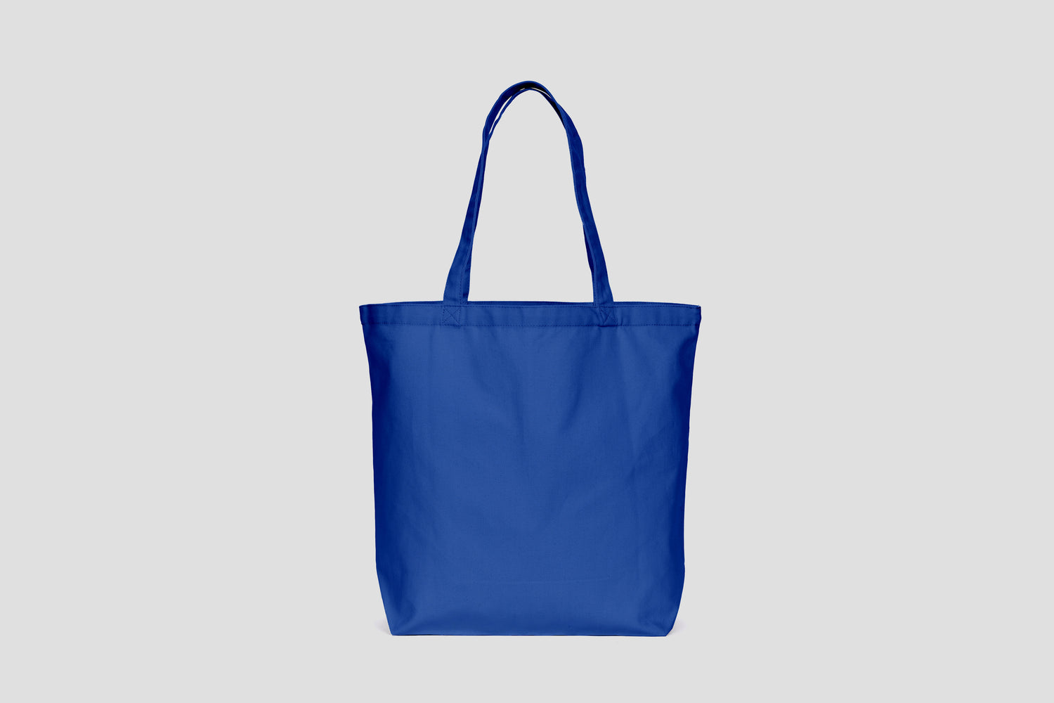 エンブレム トートバッグ BLUE