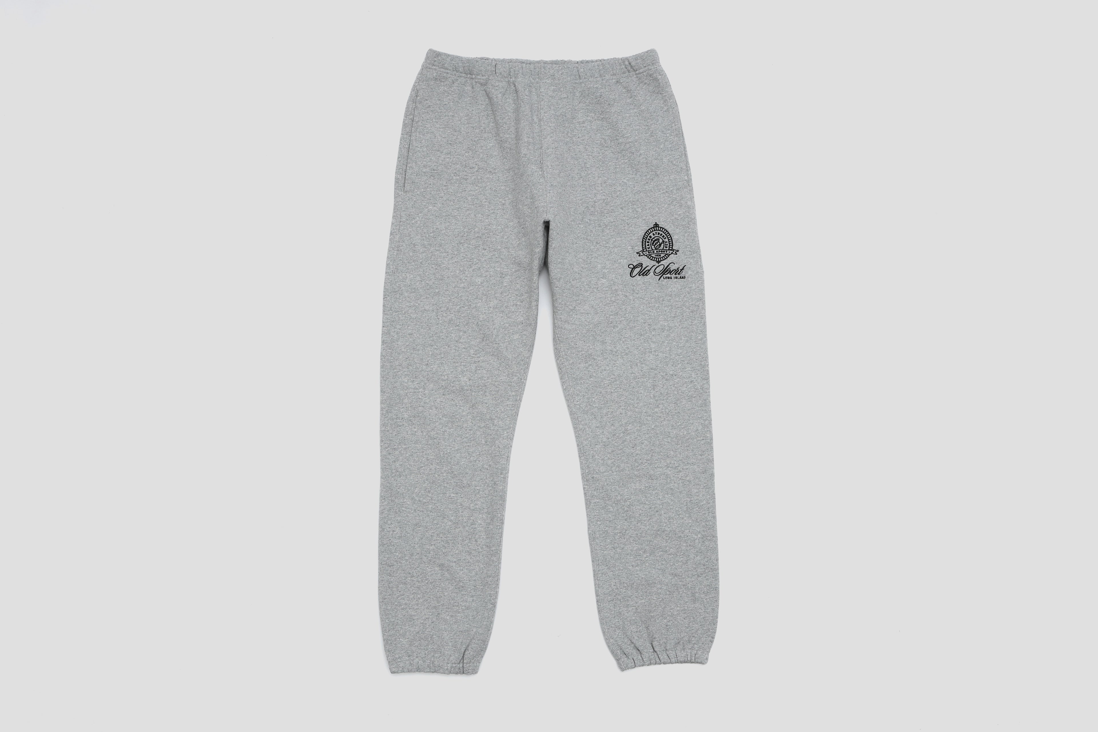 エンブレムスウェットパンツ GRAY