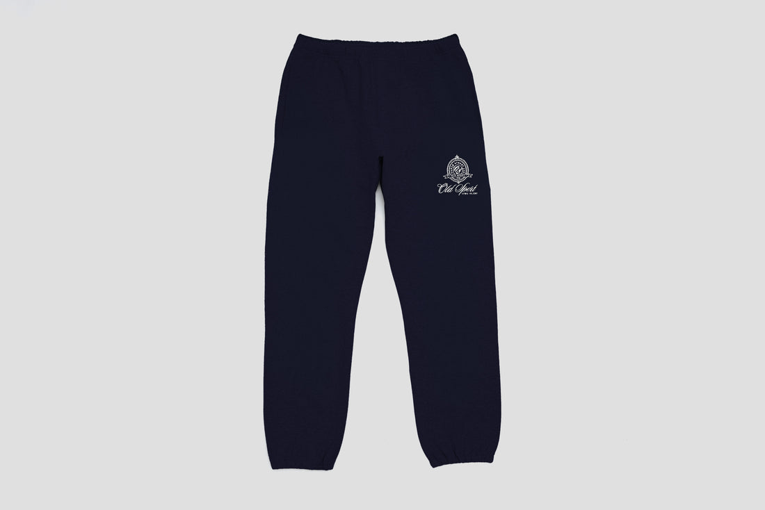 エンブレムスウェットパンツ NAVY