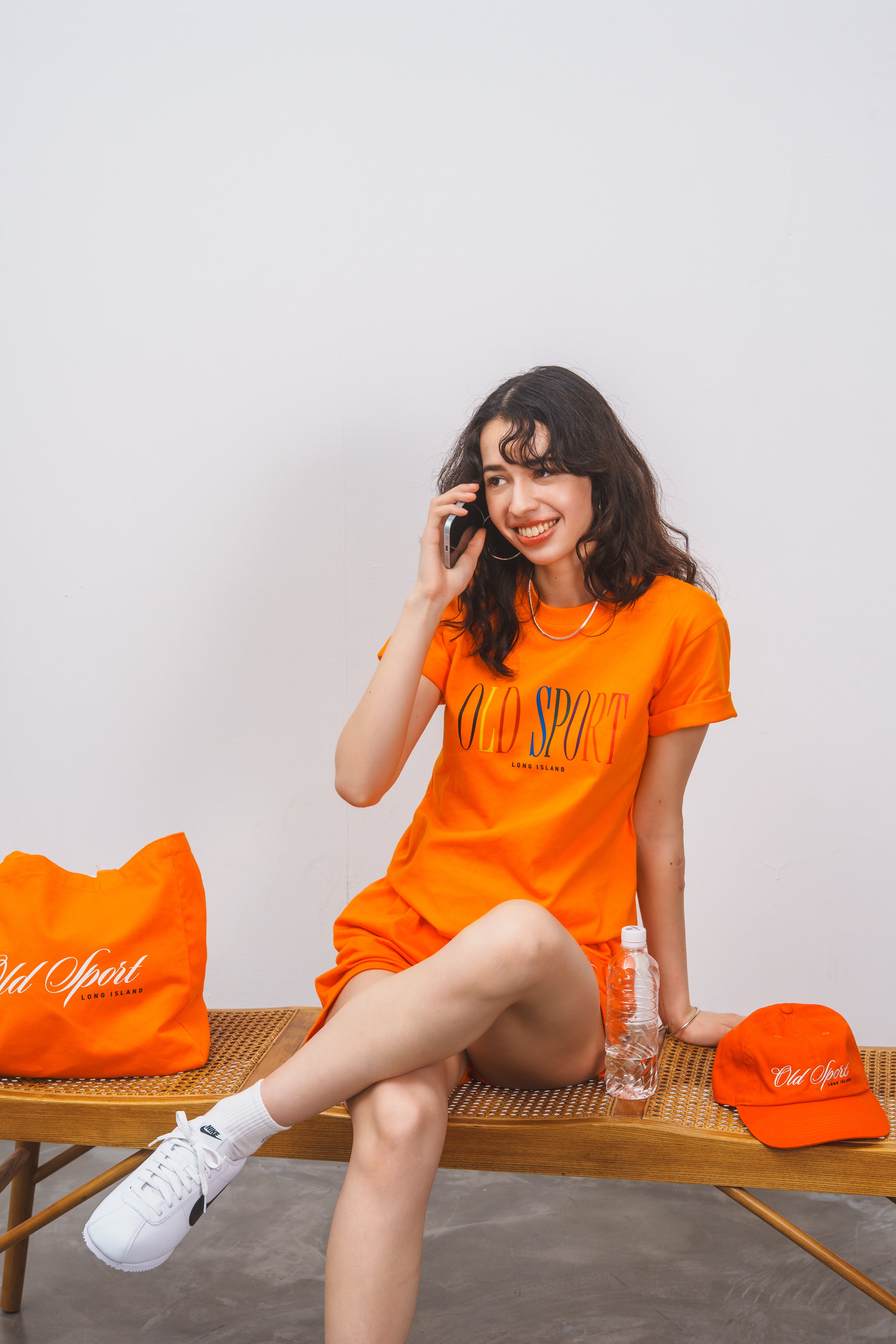 マルチロゴプリントTシャツ ORANGE