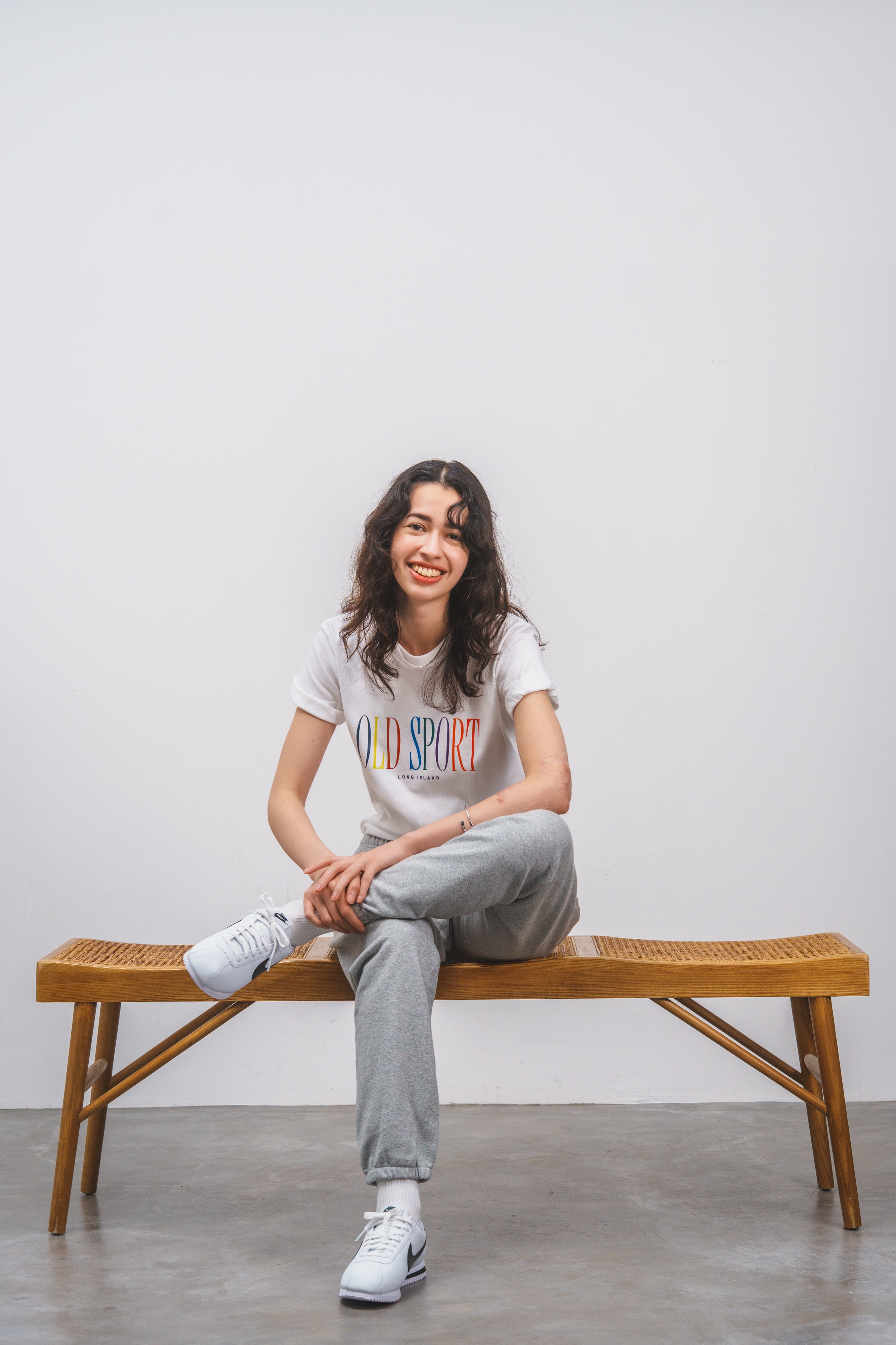 マルチロゴプリントTシャツ WHITE