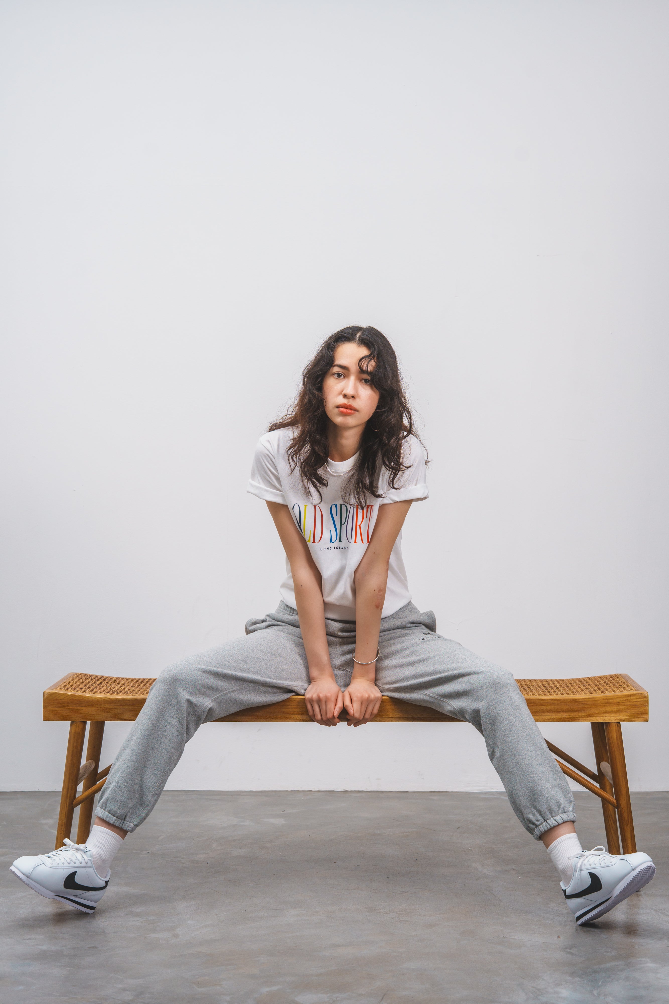 マルチロゴプリントTシャツ WHITE