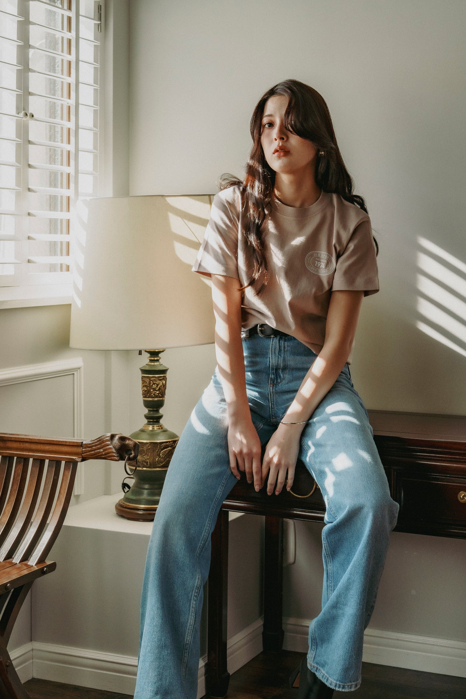1974 Tシャツ　DUSTY PINK