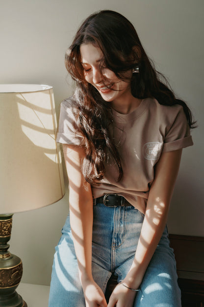 1974 Tシャツ　DUSTY PINK