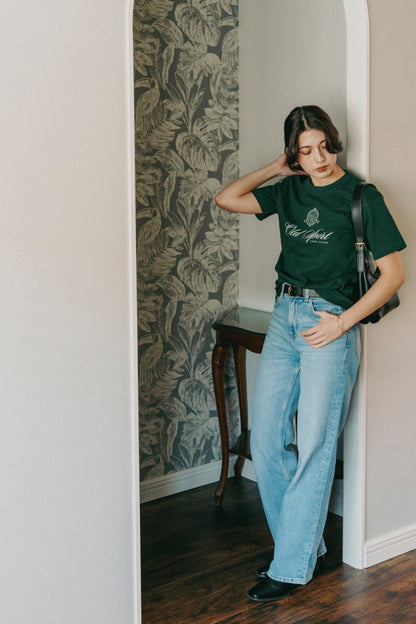 エンブレムTシャツ　GREEN