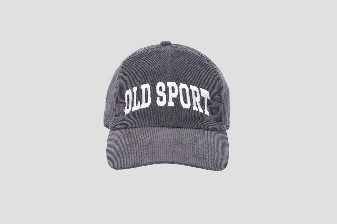 バーシティロゴコーデュロイキャップ DARK GRAY