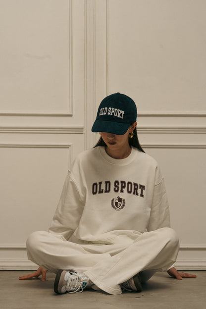 バーシティロゴトレーナー IVORY