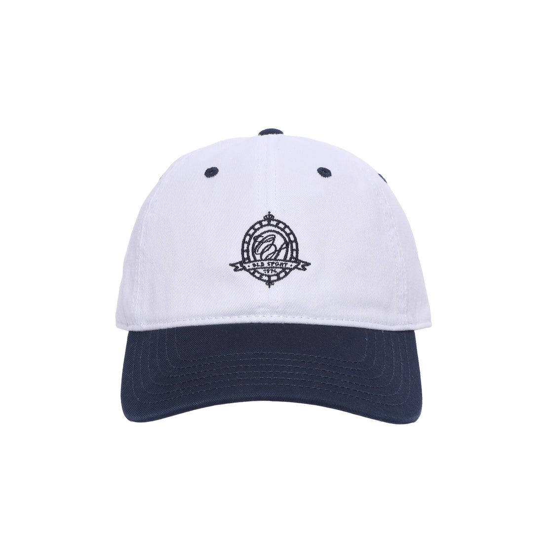 バイカラーエンブレムCAP WHITE/ NAVY