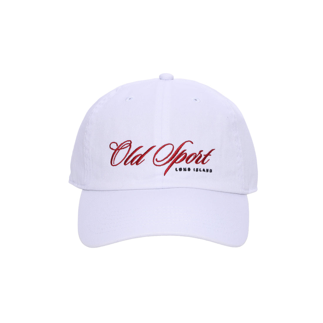 Old Sport ロゴ刺繍CAP WHITE