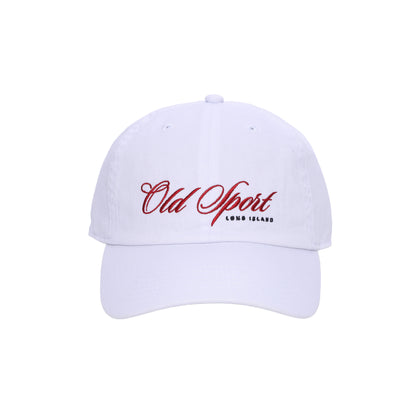 Old Sport ロゴ刺繍CAP WHITE