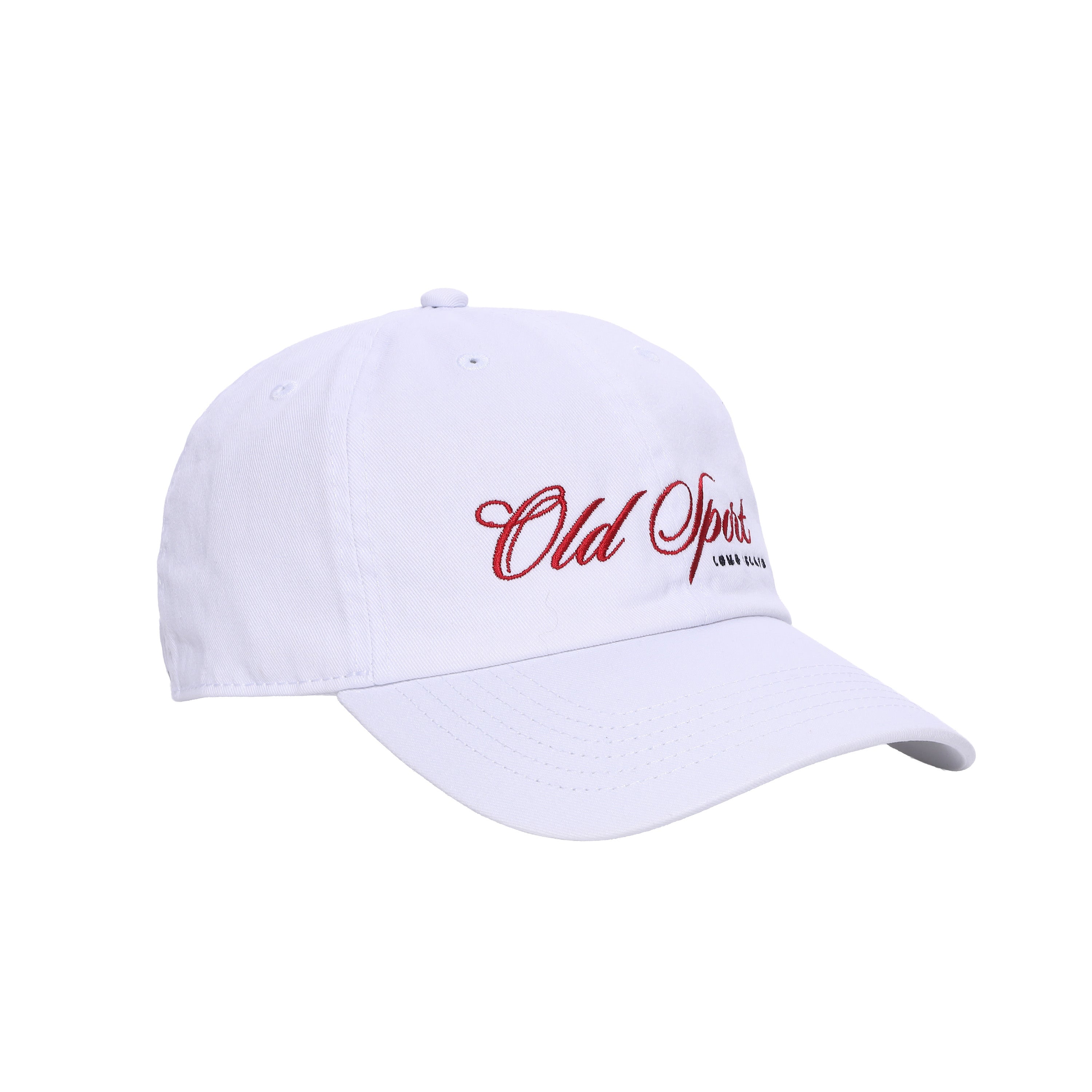Old Sport ロゴ刺繍CAP WHITE