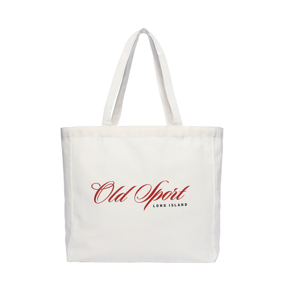 Old Sportロゴプリントトート　WHITE