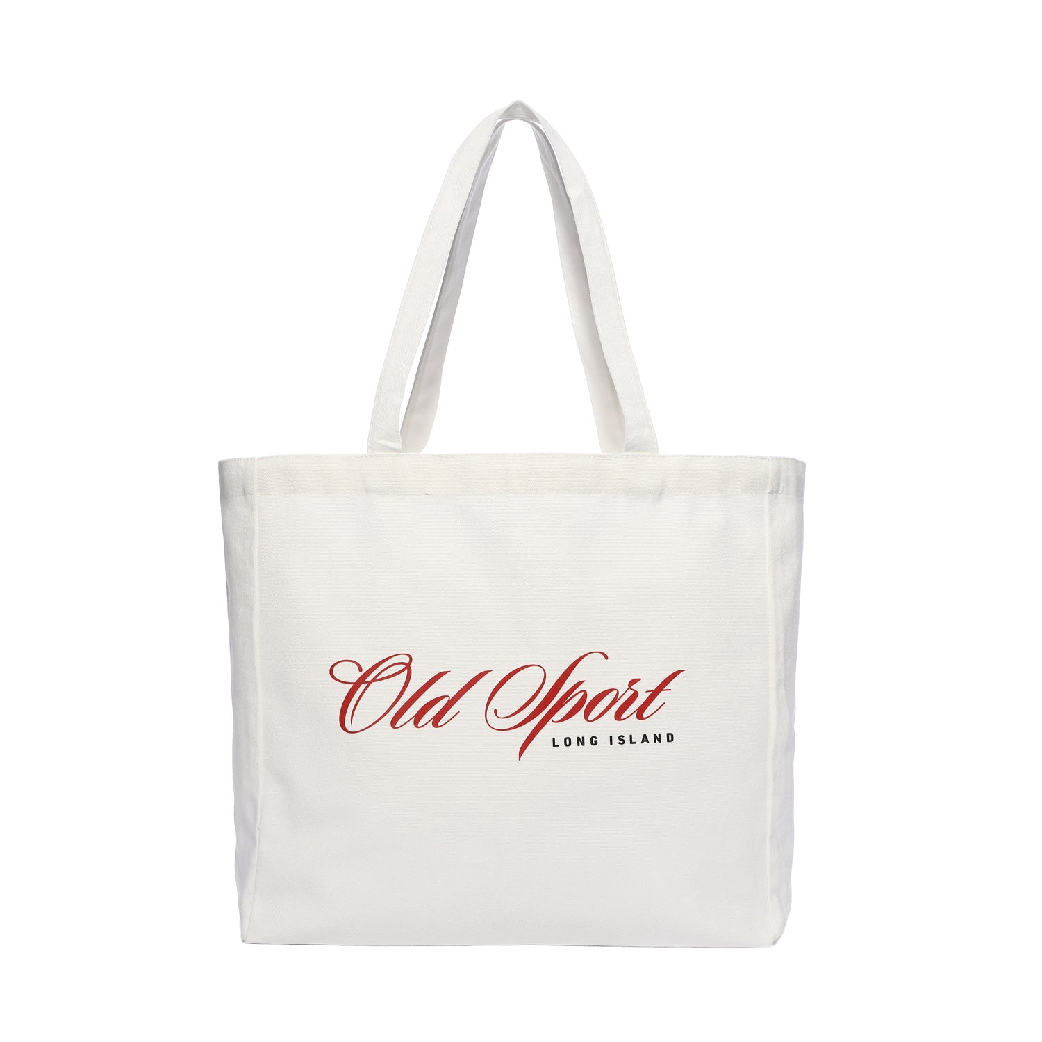Old Sportロゴプリントトート　WHITE