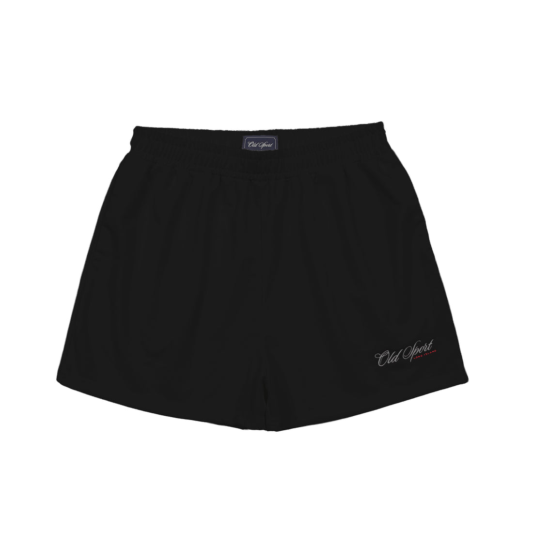 Old Sportロゴ刺繍ショートパンツ　BLACK