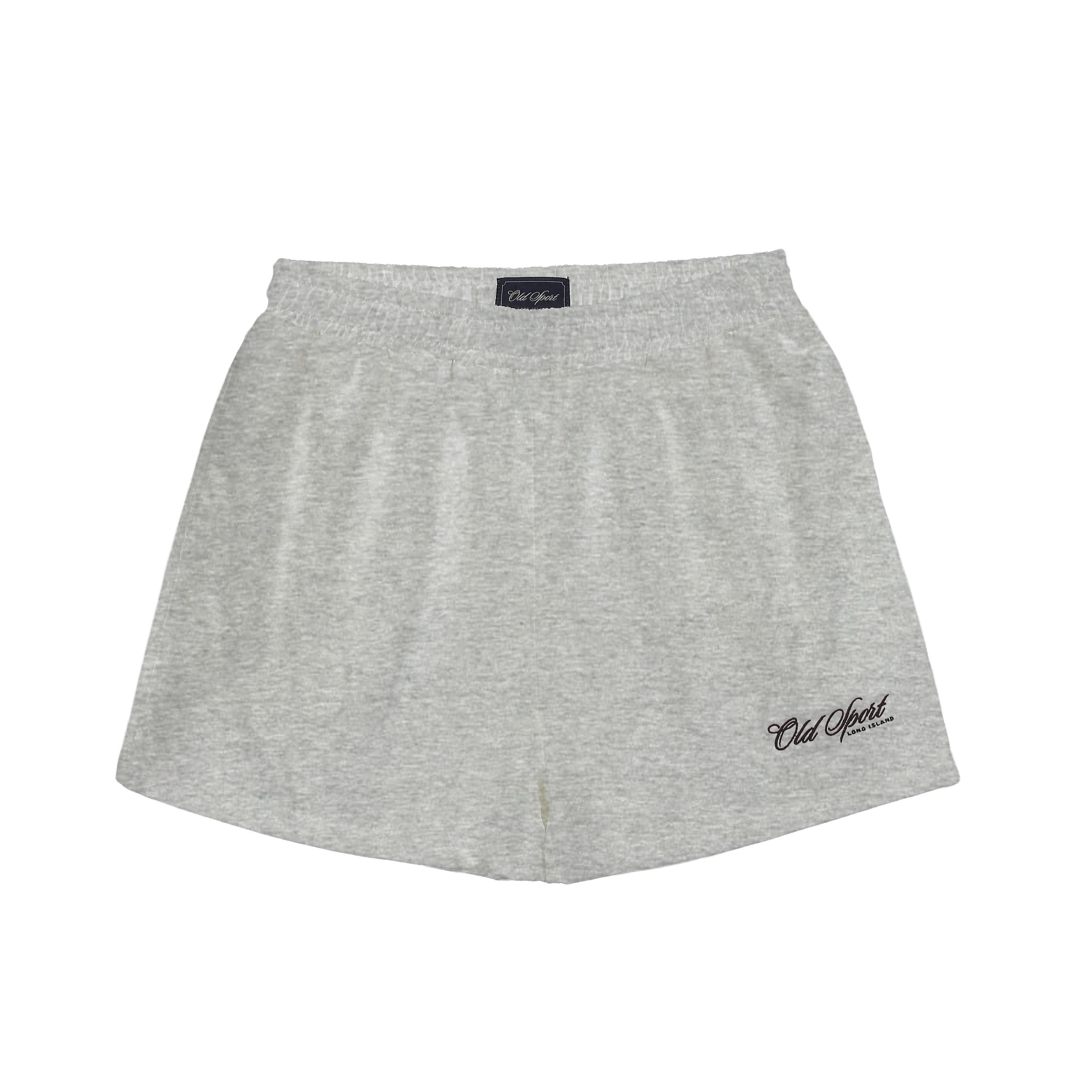 Old Sportロゴ刺繍ショートパンツ GRAY
