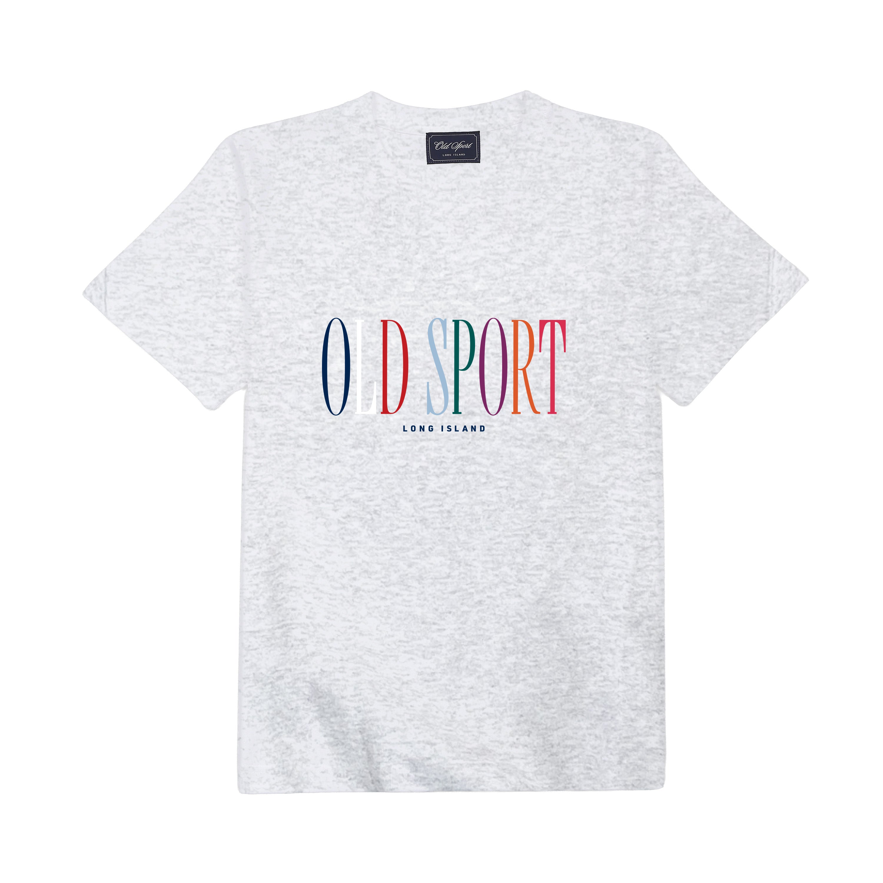 マルチロゴプリントTシャツ LGRAY – Old Sport
