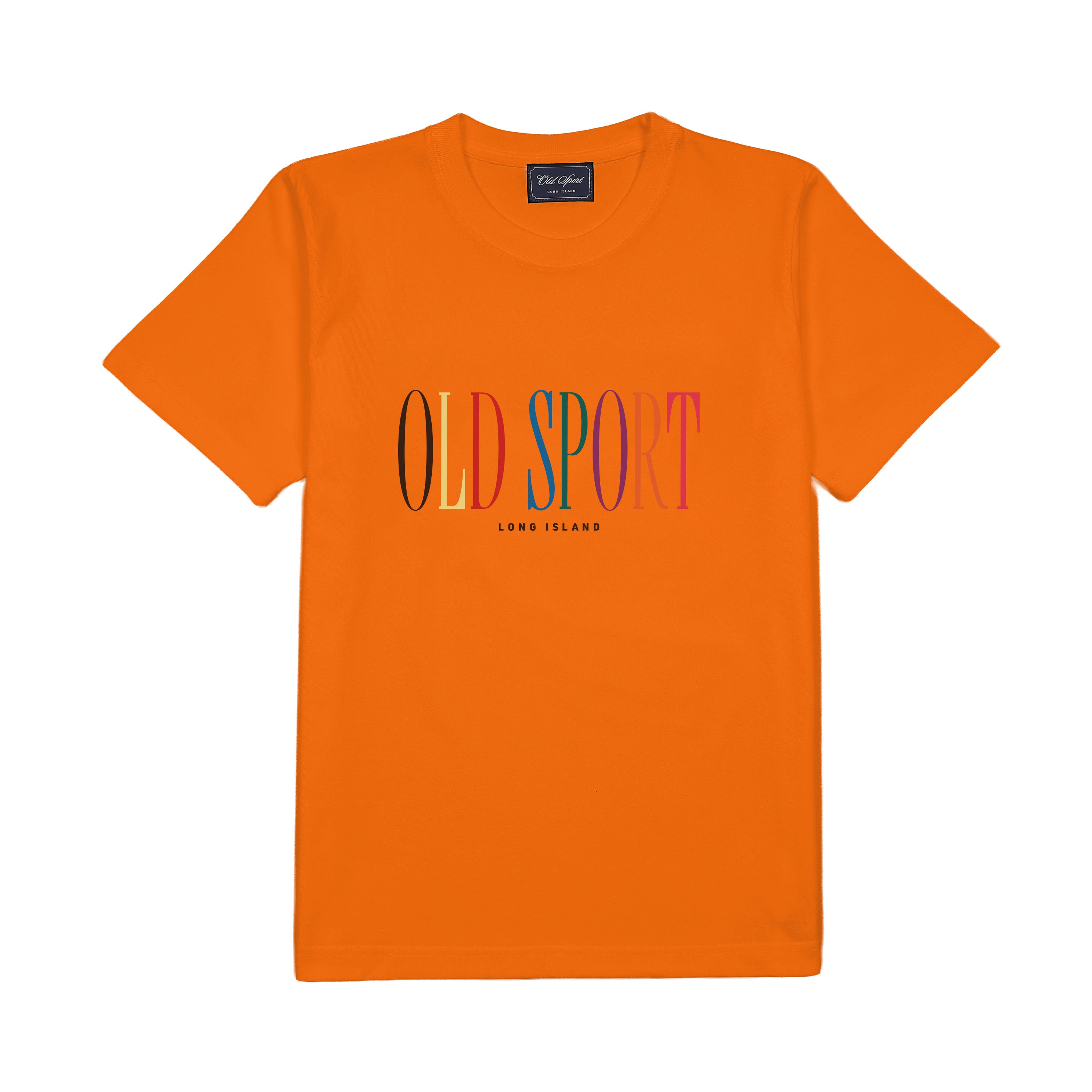 マルチロゴプリントTシャツ ORANGE – Old Sport
