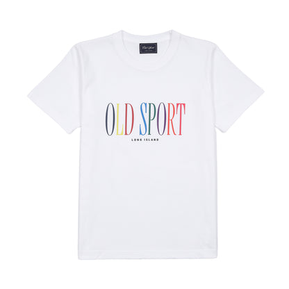 マルチロゴプリントTシャツ WHITE