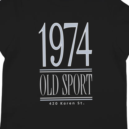 1974 バックプリントTシャツ　BLACK