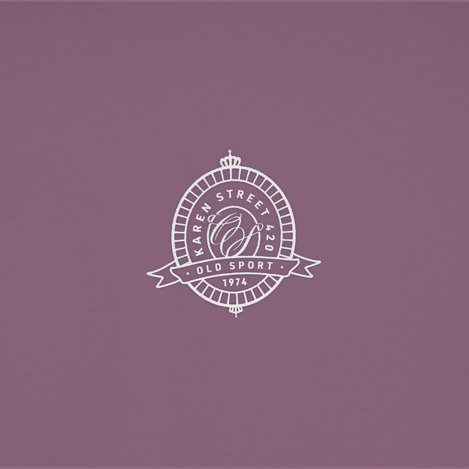 1974 バックプリントTシャツ　PURPLE