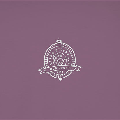1974 バックプリントTシャツ　PURPLE