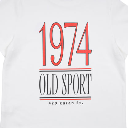 1974 バックプリントTシャツ　WHITE