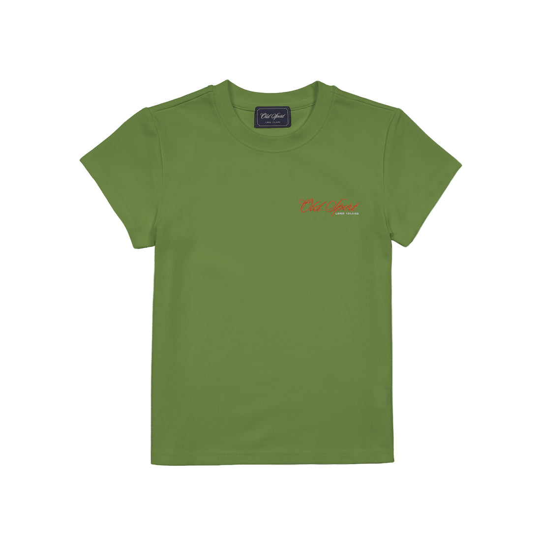 Old Sportロゴ刺繍Tシャツ　GREEN