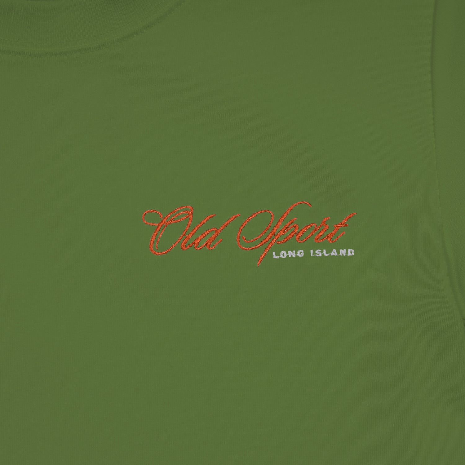 Old Sportロゴ刺繍Tシャツ　GREEN