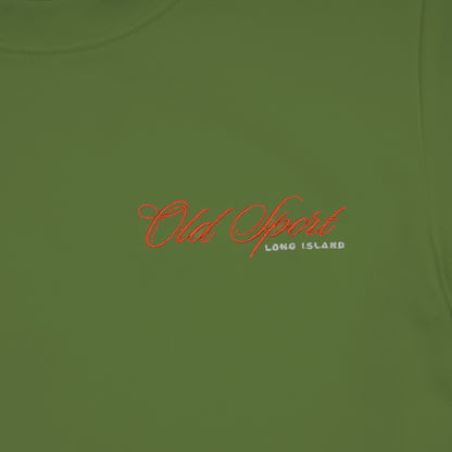 Old Sportロゴ刺繍Tシャツ　GREEN