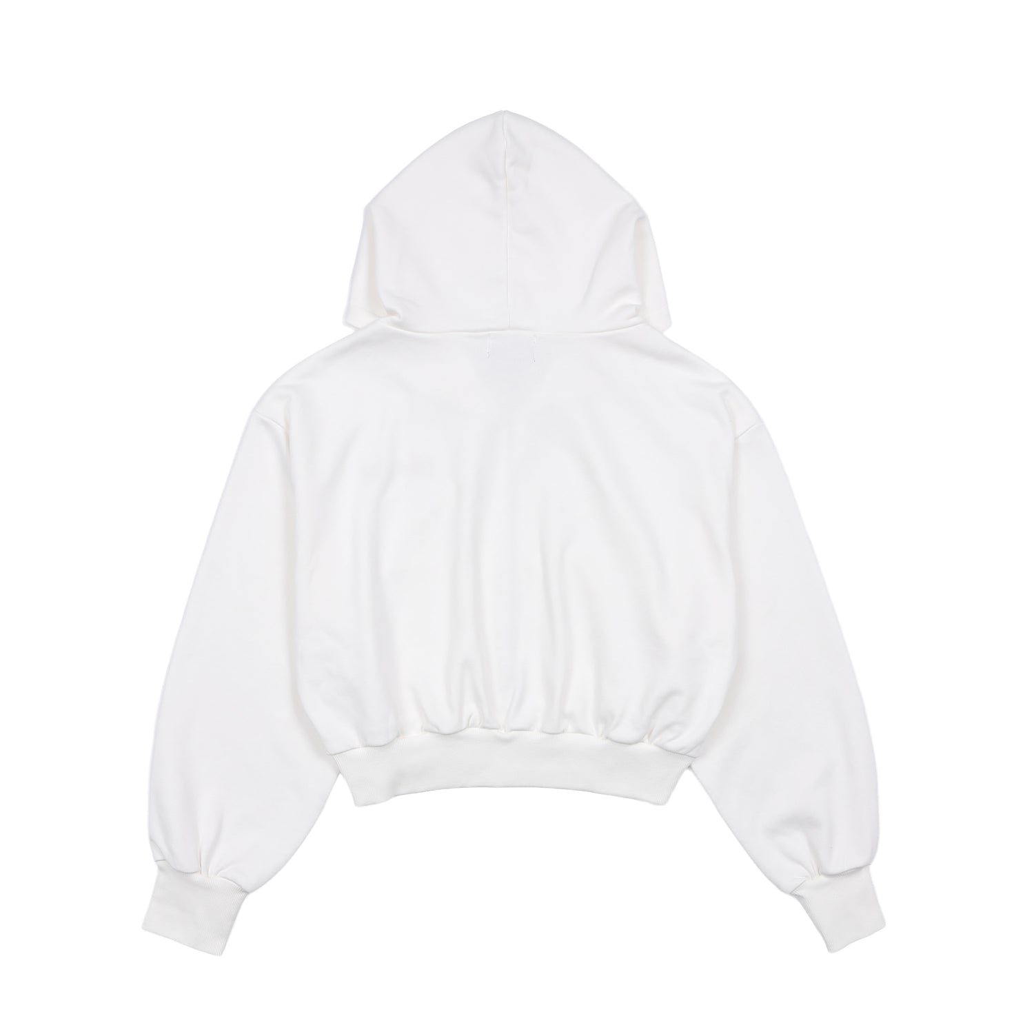 Old Sportロゴ刺繍ジップパーカー　WHITE